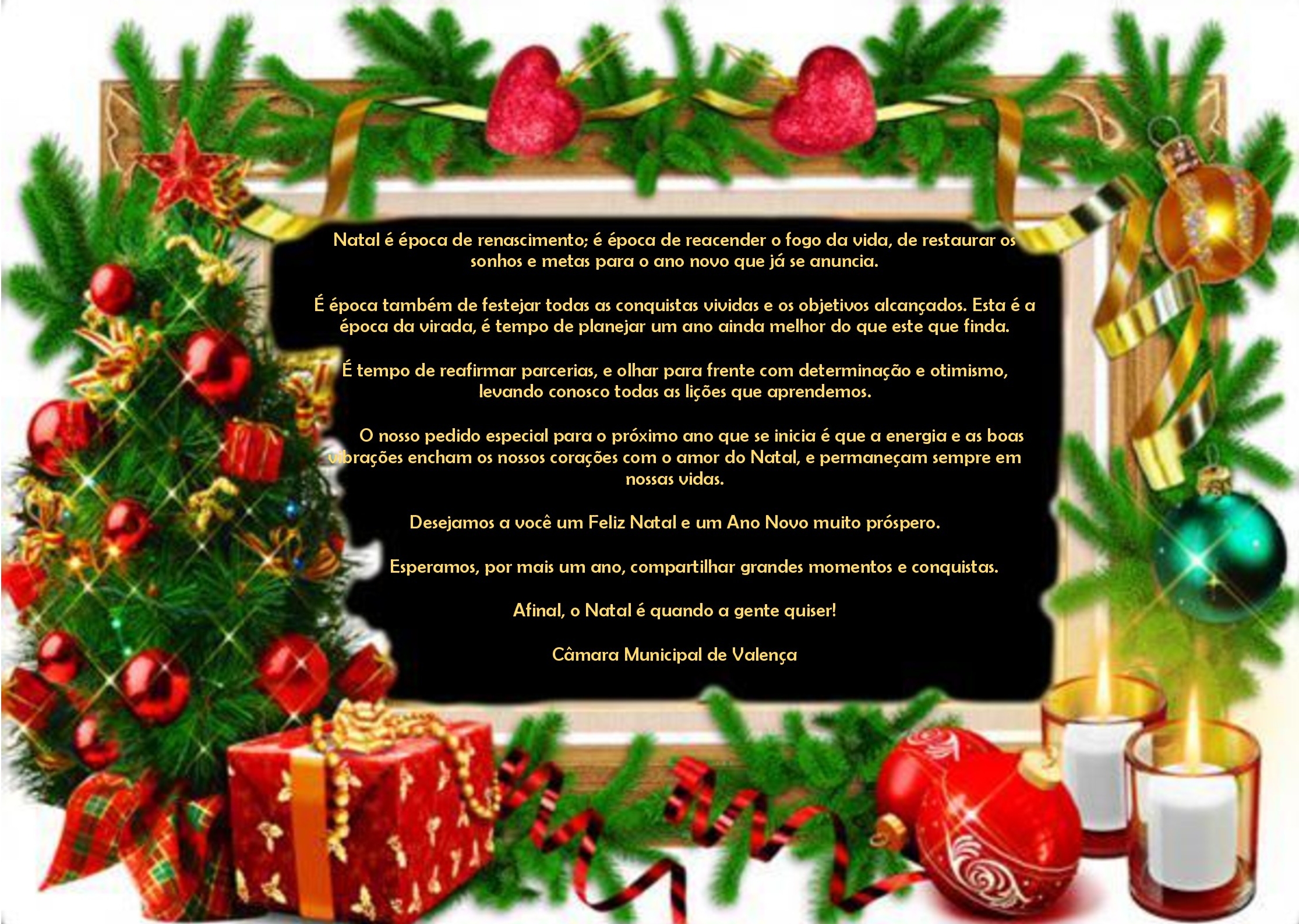 FELIZ NATAL E PRÓSPERO 2018