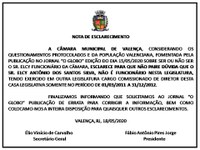 NOTA DE ESCLARECIMENTO