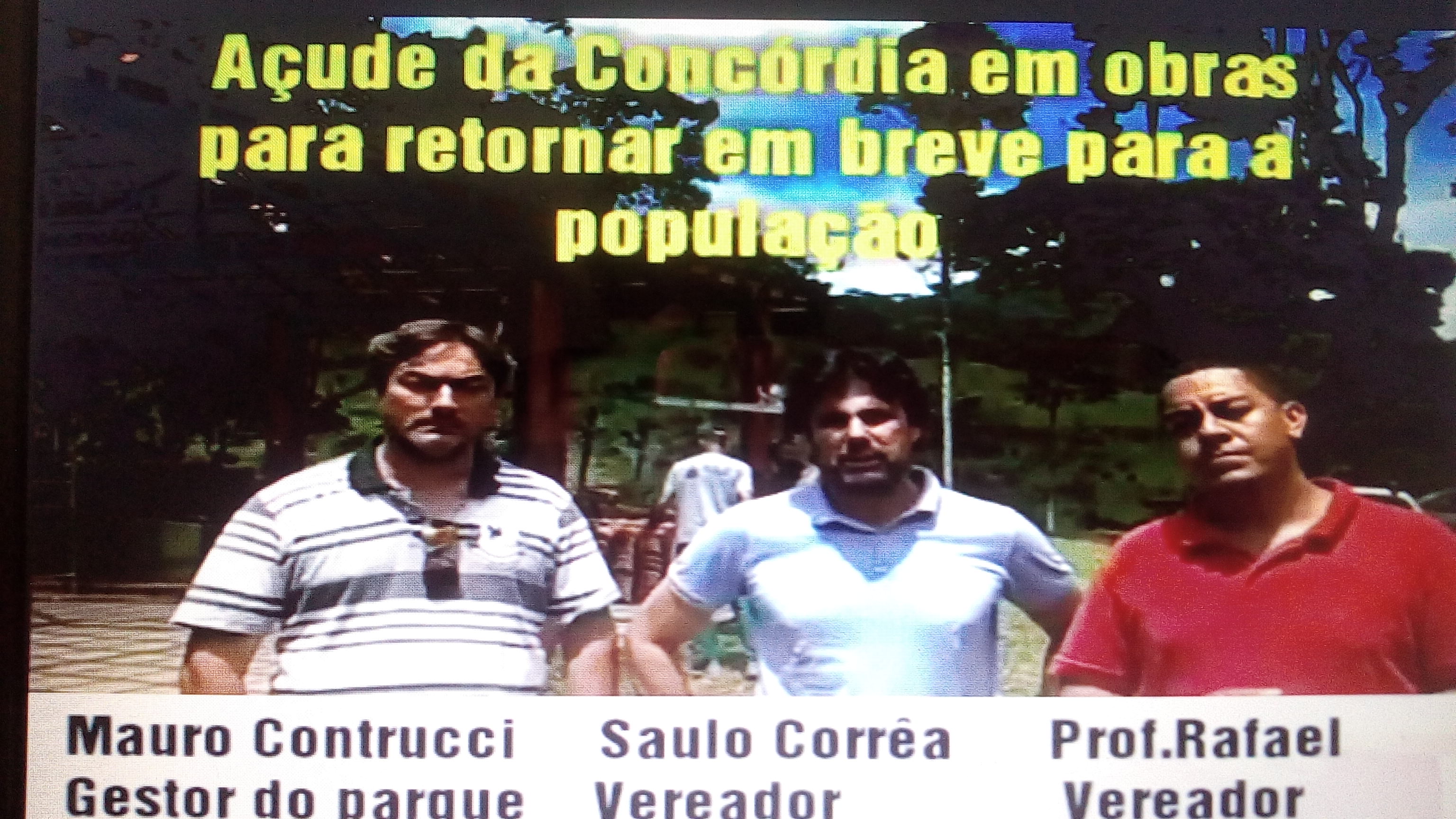 Parque Estadual Açude da Concórdia em obras